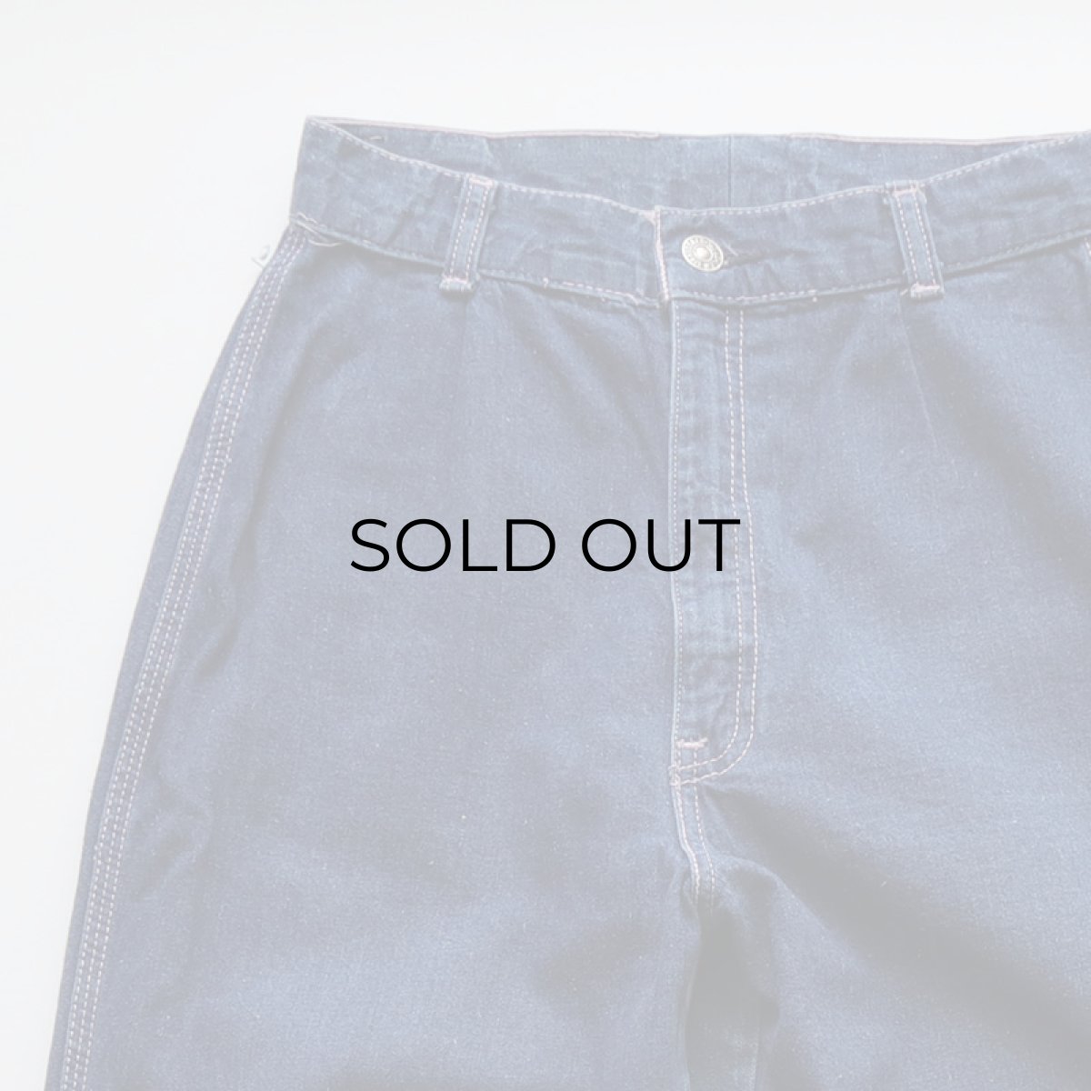 画像4: 70's LEVI'S COTTON Lt.Oz. DENIM WIDE FLARE PANTS (4)