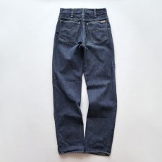画像4: 50's PENNEY'S "FOREMOST" VAT-DYED DENIM 5-POCKET PANTS 【SIZE : W28 x L32 程度】 (4)