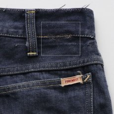 画像13: 50's PENNEY'S "FOREMOST" VAT-DYED DENIM 5-POCKET PANTS 【SIZE : W28 x L32 程度】 (13)