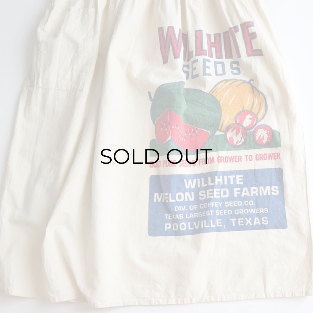 画像4: OLD SACKS ROUTE 1 COTTON FEED SACK DRESS (4)