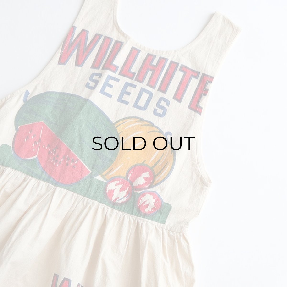 画像3: OLD SACKS ROUTE 1 COTTON FEED SACK DRESS (3)