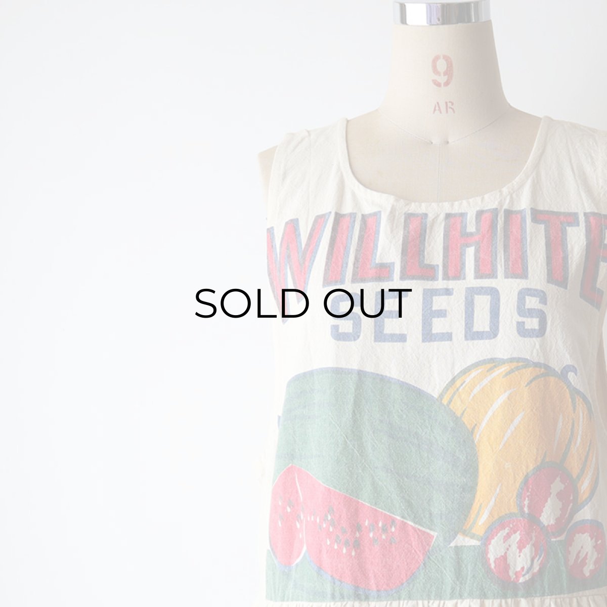 画像8: OLD SACKS ROUTE 1 COTTON FEED SACK DRESS (8)