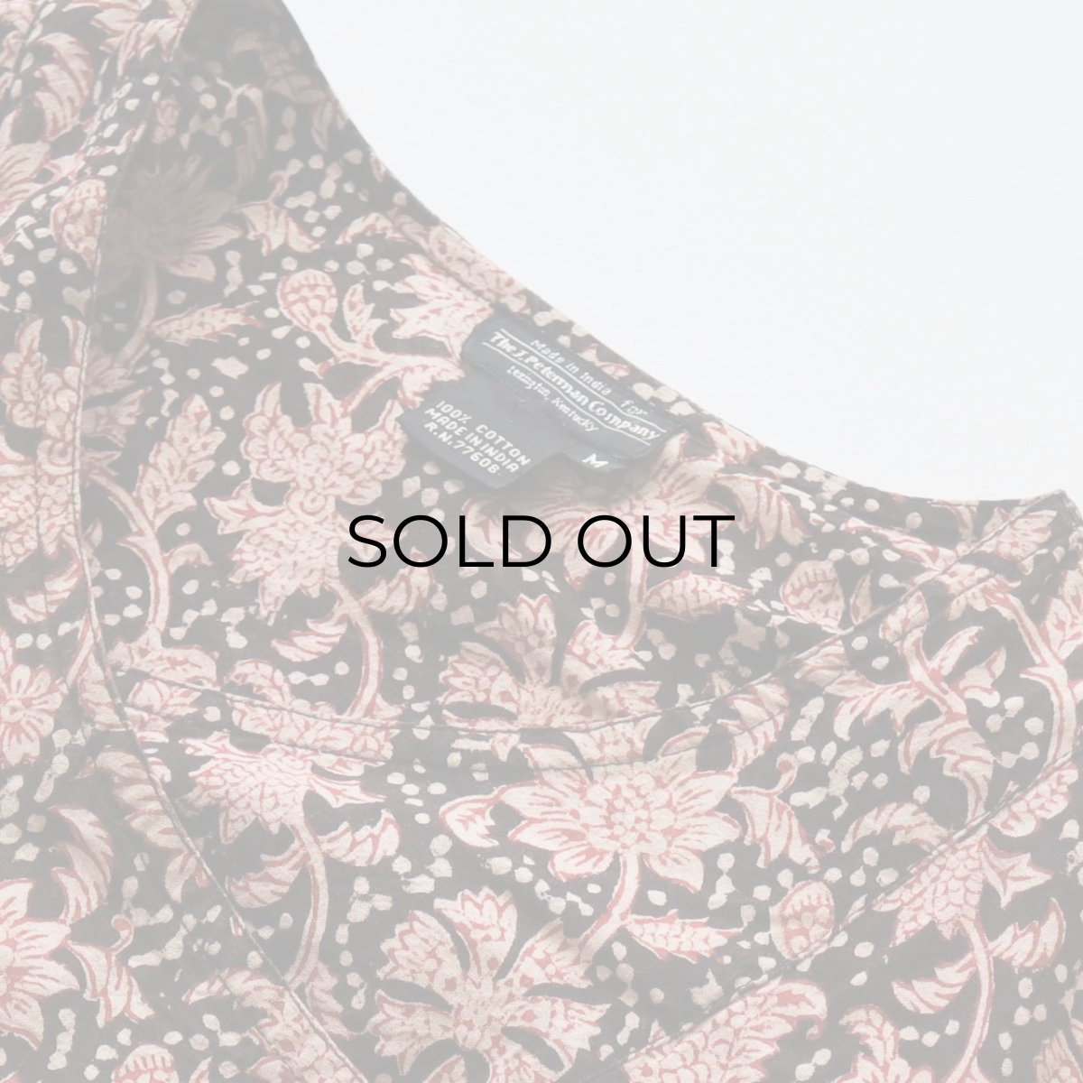 画像8: 〜90's The J.Peterman Company INDIAN COTTON DRESS (8)