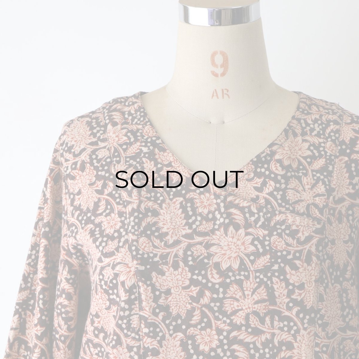 画像11: 〜90's The J.Peterman Company INDIAN COTTON DRESS (11)