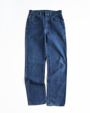 画像1: 80's Lee 200 COTTON HERRINGBONE DENIM STRAIGHT PANTS "MADE IN USA" 【SIZE : W29 x L31.5 程度】 (1)