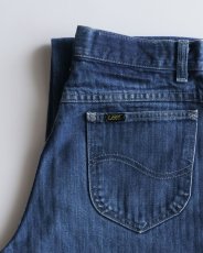 画像12: 80's Lee 200 COTTON HERRINGBONE DENIM STRAIGHT PANTS "MADE IN USA" 【SIZE : W29 x L31.5 程度】 (12)