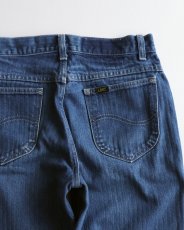 画像5: 80's Lee 200 COTTON HERRINGBONE DENIM STRAIGHT PANTS "MADE IN USA" 【SIZE : W29 x L31.5 程度】 (5)
