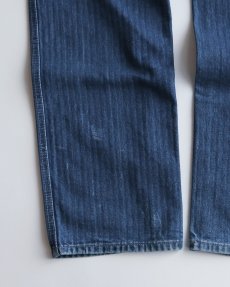 画像13: 80's Lee 200 COTTON HERRINGBONE DENIM STRAIGHT PANTS "MADE IN USA" 【SIZE : W29 x L31.5 程度】 (13)