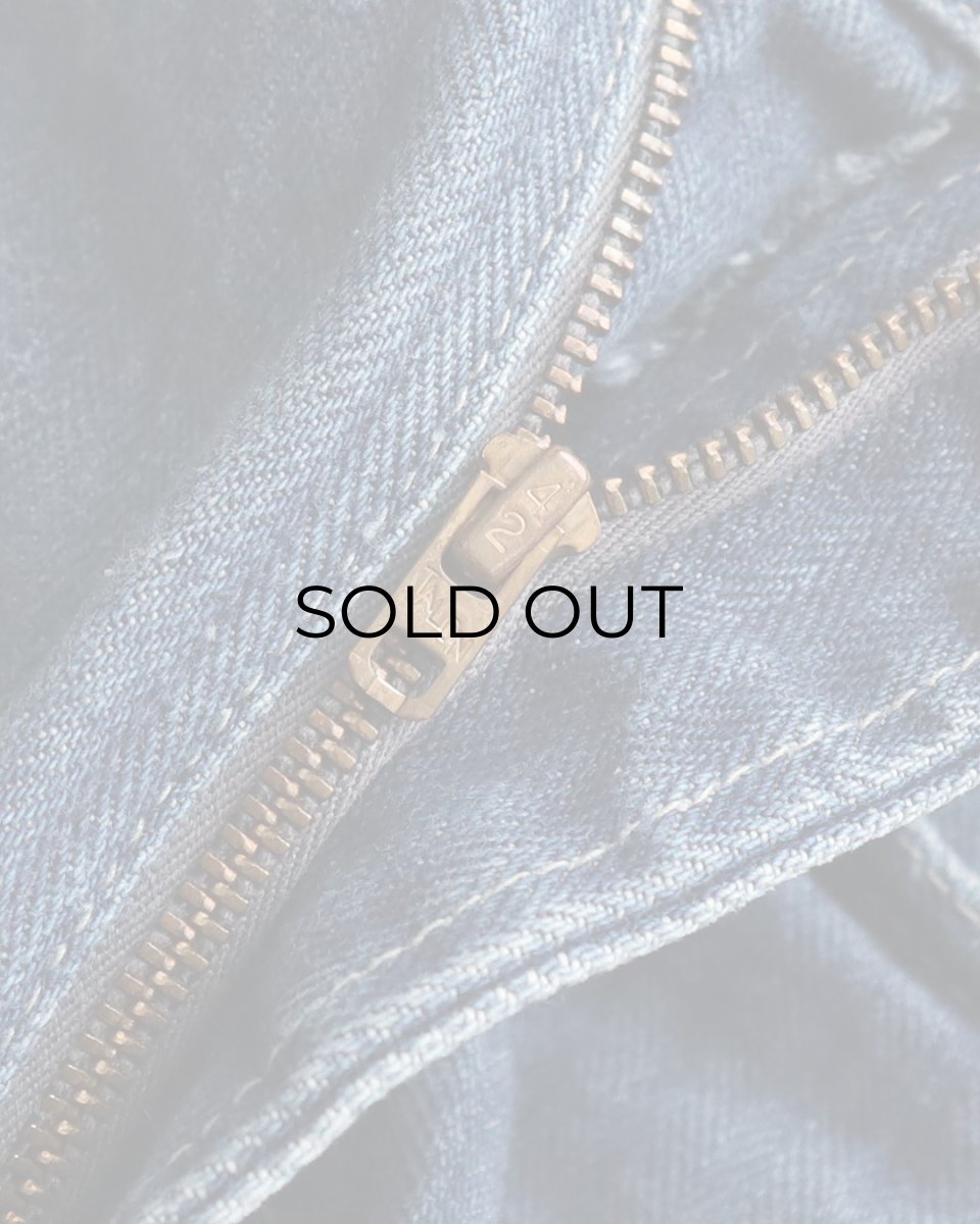 画像7: 80's Lee 200 COTTON HERRINGBONE DENIM STRAIGHT PANTS "MADE IN USA" 【SIZE : W29 x L31.5 程度】 (7)