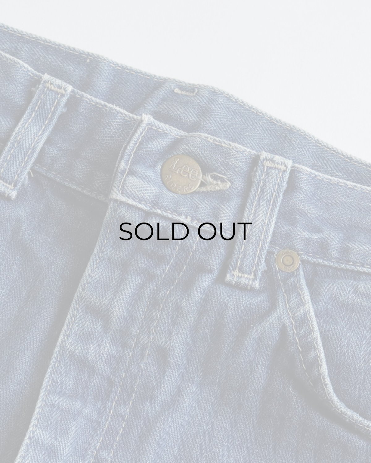 画像6: 80's Lee 200 COTTON HERRINGBONE DENIM STRAIGHT PANTS "MADE IN USA" 【SIZE : W29 x L31.5 程度】 (6)