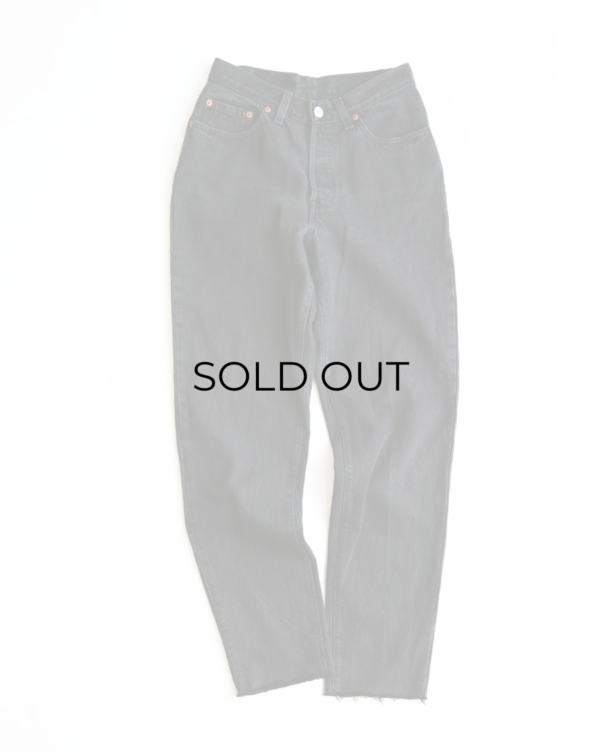 画像2: LEVI'S 13501 BLACK DENIM WOMEN'S PANTS "made in USA" 【W27 x L29.5 程度】 (2)