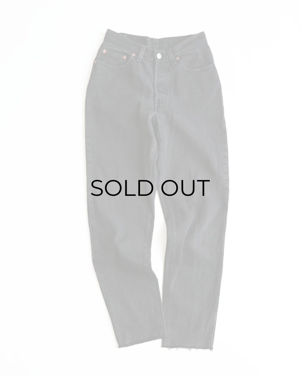 画像2: LEVI'S 13501 BLACK DENIM WOMEN'S PANTS "made in USA" 【W27 x L29.5 程度】 (2)