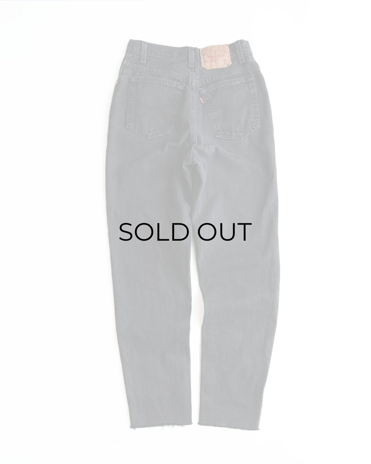 画像3: LEVI'S 13501 BLACK DENIM WOMEN'S PANTS "made in USA" 【W27 x L29.5 程度】 (3)