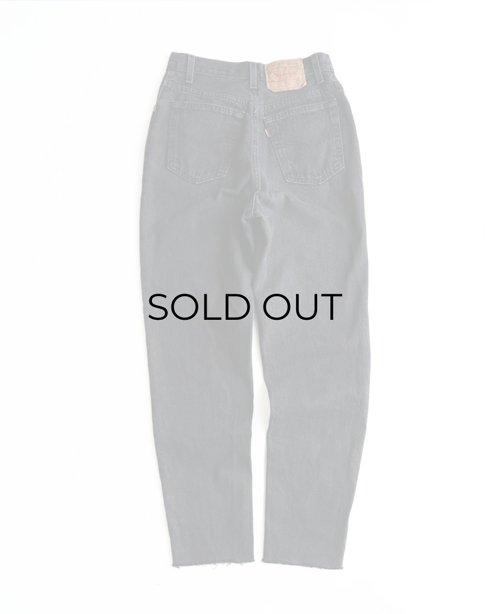 画像3: LEVI'S 13501 BLACK DENIM WOMEN'S PANTS "made in USA" 【W27 x L29.5 程度】 (3)