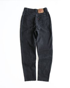 画像3: LEVI'S 13501 BLACK DENIM WOMEN'S PANTS "made in USA" 【W27 x L29.5 程度】 (3)
