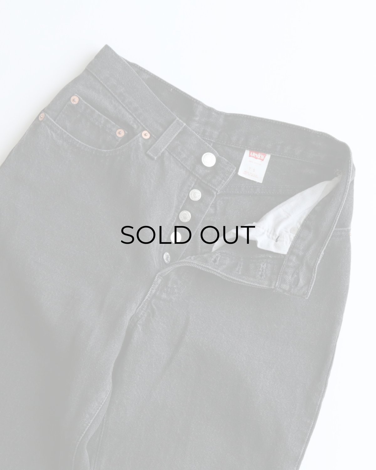 画像4: LEVI'S 13501 BLACK DENIM WOMEN'S PANTS "made in USA" 【W27 x L29.5 程度】 (4)