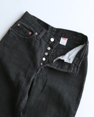 画像4: LEVI'S 13501 BLACK DENIM WOMEN'S PANTS "made in USA" 【W27 x L29.5 程度】 (4)