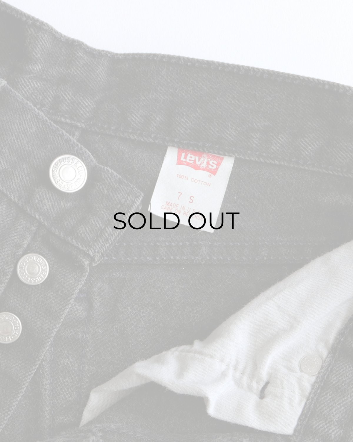 画像8: LEVI'S 13501 BLACK DENIM WOMEN'S PANTS "made in USA" 【W27 x L29.5 程度】 (8)