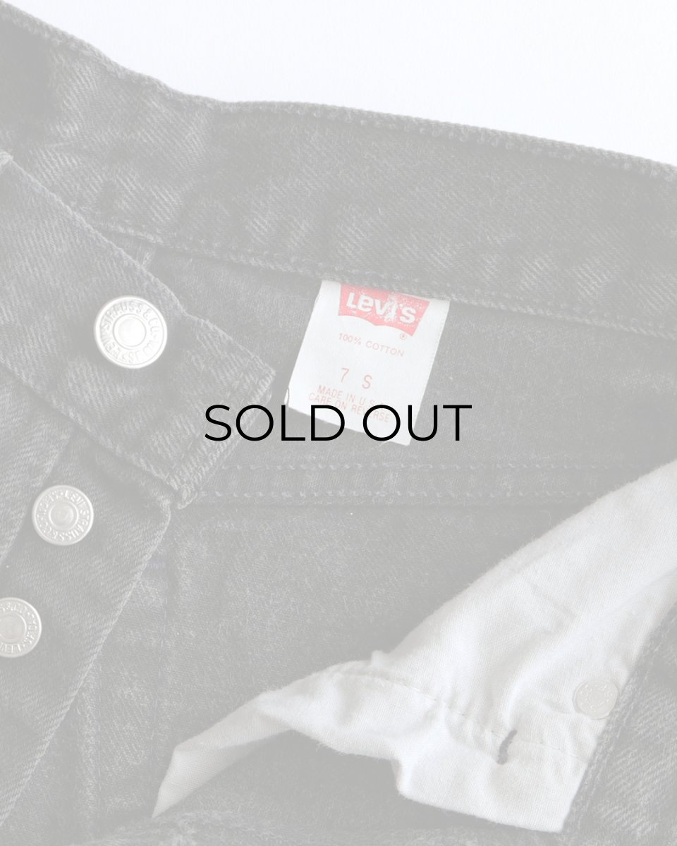 画像8: LEVI'S 13501 BLACK DENIM WOMEN'S PANTS "made in USA" 【W27 x L29.5 程度】 (8)