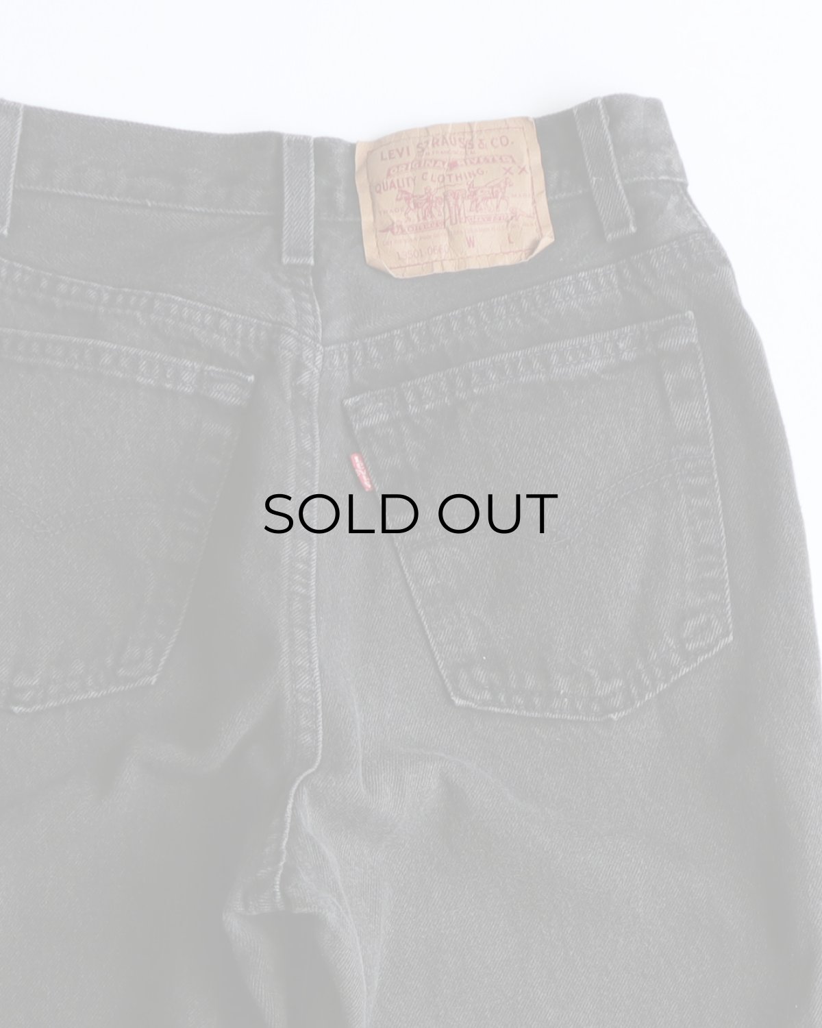 画像6: LEVI'S 13501 BLACK DENIM WOMEN'S PANTS "made in USA" 【W27 x L29.5 程度】 (6)