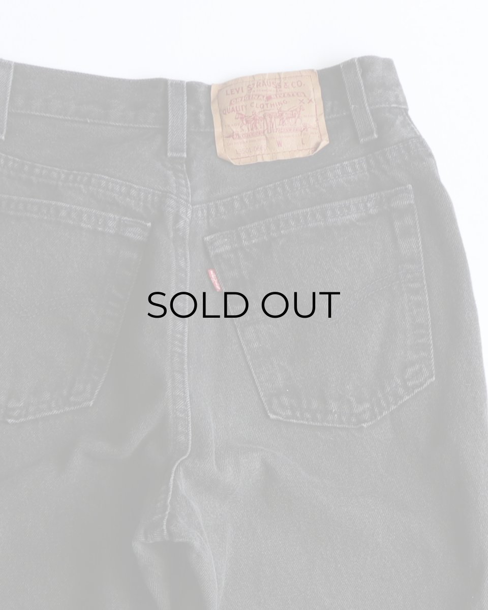 画像6: LEVI'S 13501 BLACK DENIM WOMEN'S PANTS "made in USA" 【W27 x L29.5 程度】 (6)
