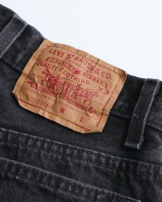 画像7: LEVI'S 13501 BLACK DENIM WOMEN'S PANTS "made in USA" 【W27 x L29.5 程度】 (7)