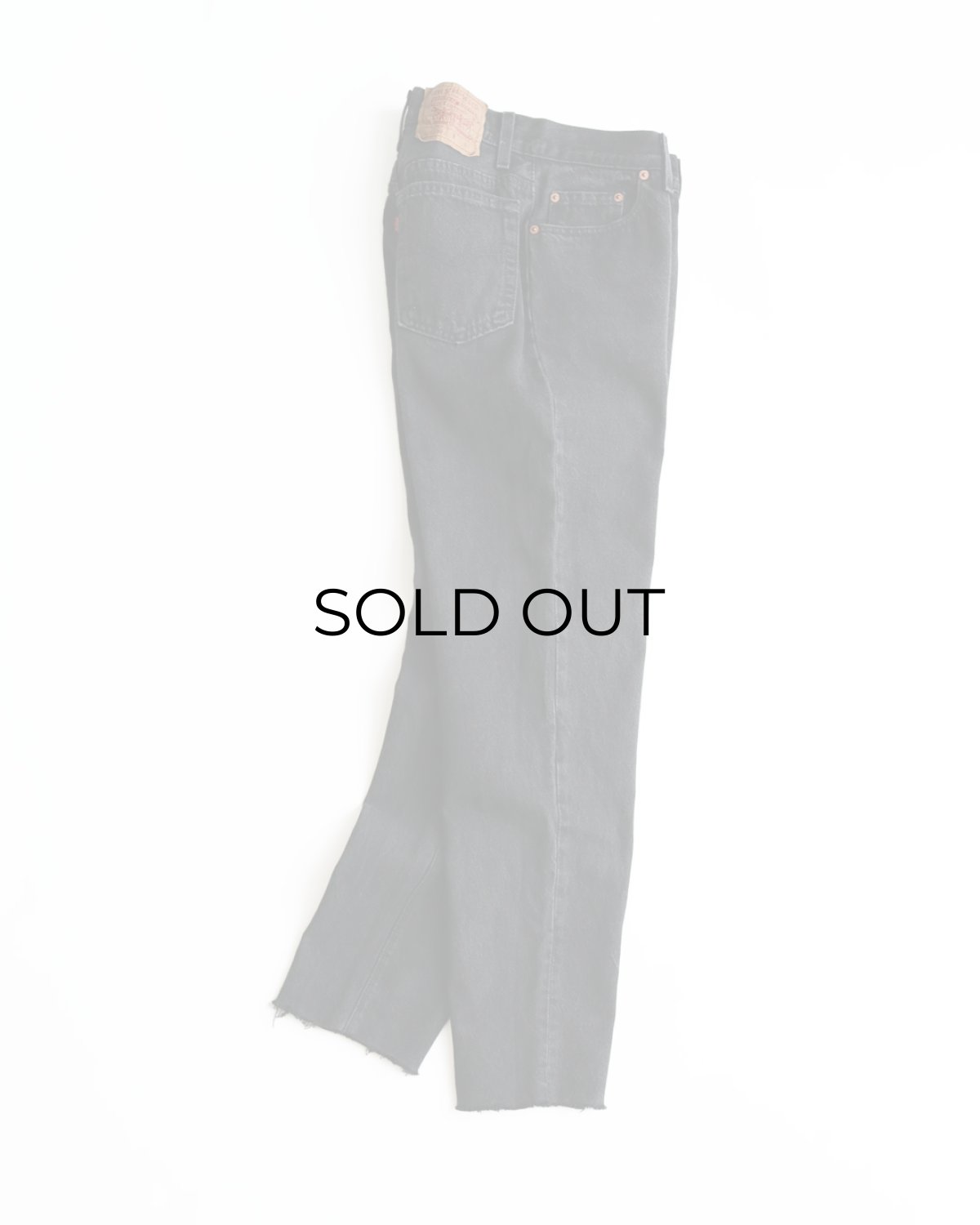 画像1: LEVI'S 13501 BLACK DENIM WOMEN'S PANTS "made in USA" 【W27 x L29.5 程度】 (1)