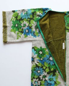 画像4: 〜70's Penney's "Fashion Manor" COTTON PILE ALL OVER PATTERN DRESS (4)