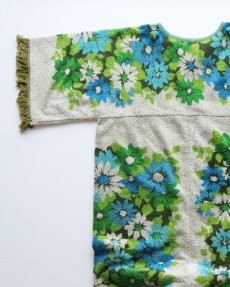 画像7: 〜70's Penney's "Fashion Manor" COTTON PILE ALL OVER PATTERN DRESS (7)