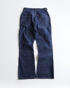 画像2: 〜70's LEVI'S "Levi's for Gals" COTTON DENIM FLARE PANTS "BIG E"　【W27 x L29 程度】 (2)