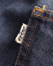画像11: 〜70's LEVI'S "Levi's for Gals" COTTON DENIM FLARE PANTS "BIG E"　【W27 x L29 程度】 (11)