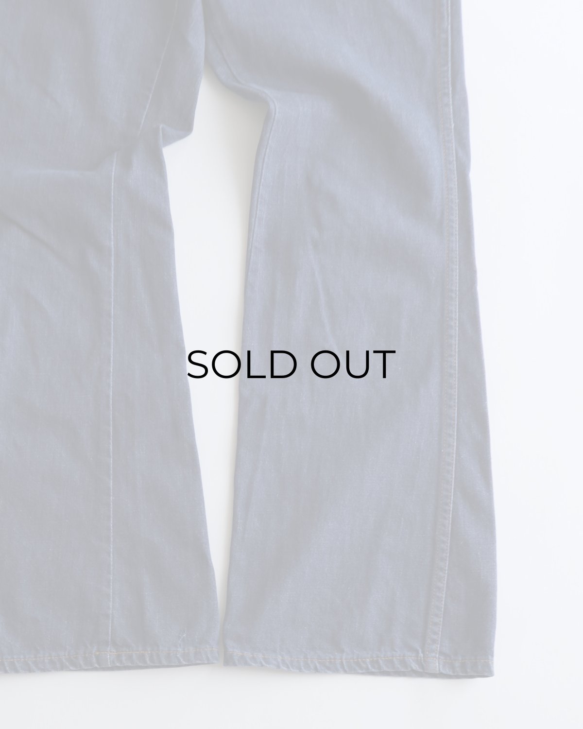 画像5: 〜70's LEVI'S "Levi's for Gals" COTTON DENIM FLARE PANTS "BIG E"　【W27 x L29 程度】 (5)