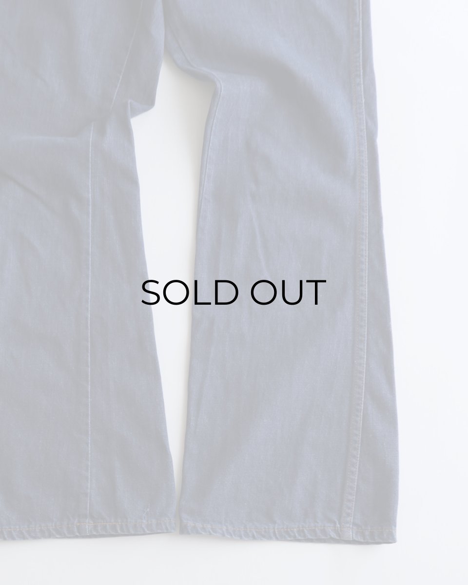 画像5: 〜70's LEVI'S "Levi's for Gals" COTTON DENIM FLARE PANTS "BIG E"　【W27 x L29 程度】 (5)