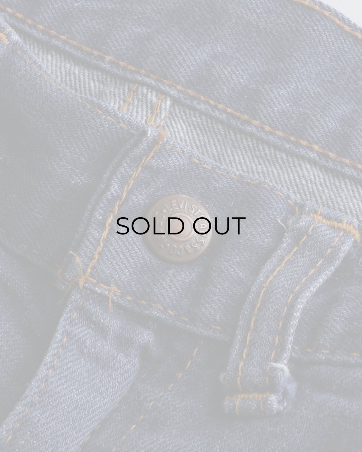 画像7: 〜70's LEVI'S "Levi's for Gals" COTTON DENIM FLARE PANTS "BIG E"　【W27 x L29 程度】 (7)