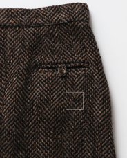画像9: OLD PAUL COSTELLOE WOOL "DONEGAL TWEED" MIMOLLET SKIRT "MADE IN IRELAND" (9)
