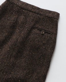 画像5: OLD PAUL COSTELLOE WOOL "DONEGAL TWEED" MIMOLLET SKIRT "MADE IN IRELAND" (5)