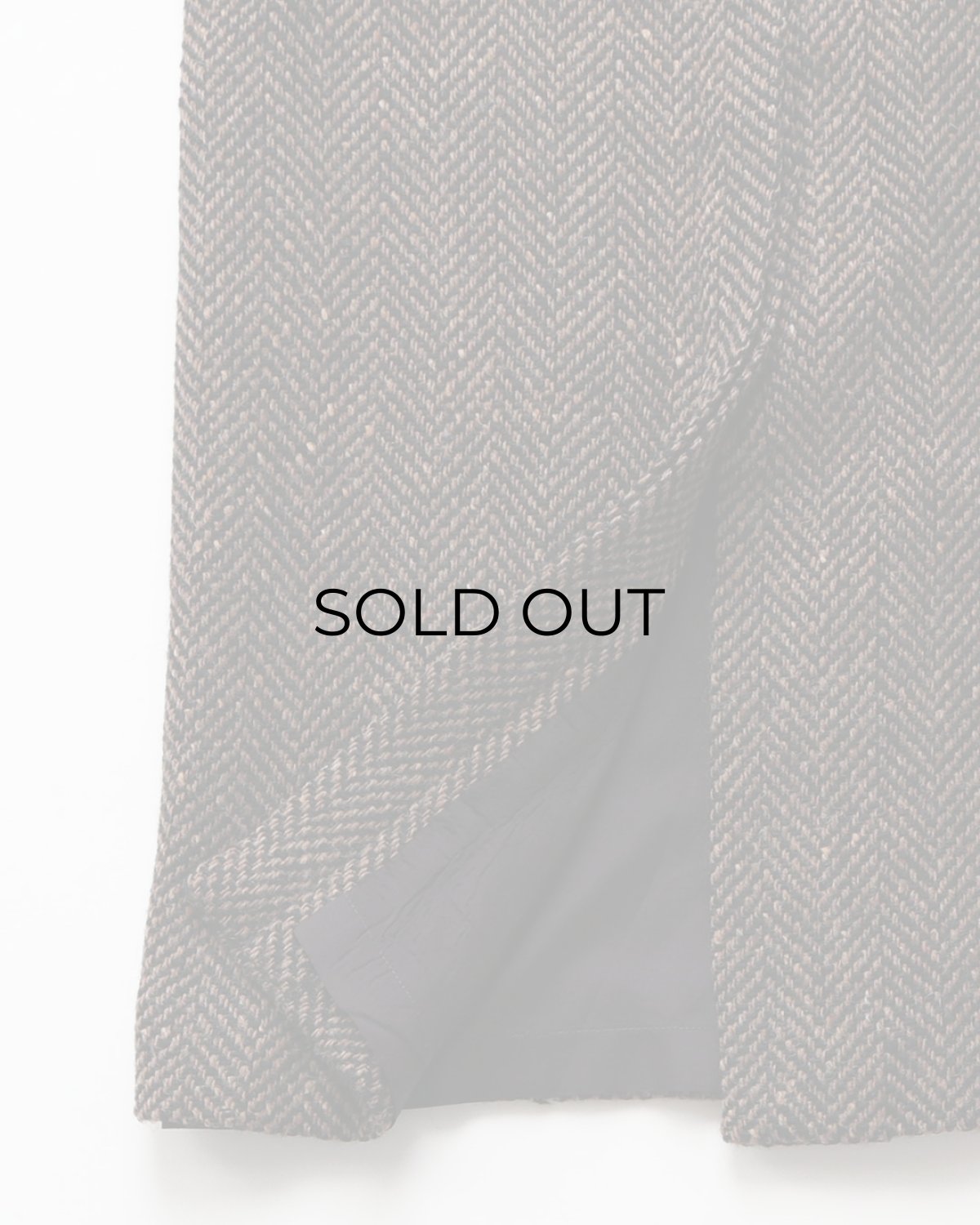 画像4: OLD PAUL COSTELLOE WOOL "DONEGAL TWEED" MIMOLLET SKIRT "MADE IN IRELAND" (4)