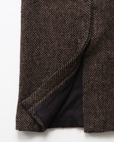 画像4: OLD PAUL COSTELLOE WOOL "DONEGAL TWEED" MIMOLLET SKIRT "MADE IN IRELAND" (4)