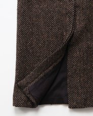 画像4: OLD PAUL COSTELLOE WOOL "DONEGAL TWEED" MIMOLLET SKIRT "MADE IN IRELAND" (4)