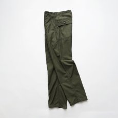 画像2: 60's US ARMY COTTON SATEEN UTILITY BAKER PANTS 【SIZE W30 x L31 程度】 (2)