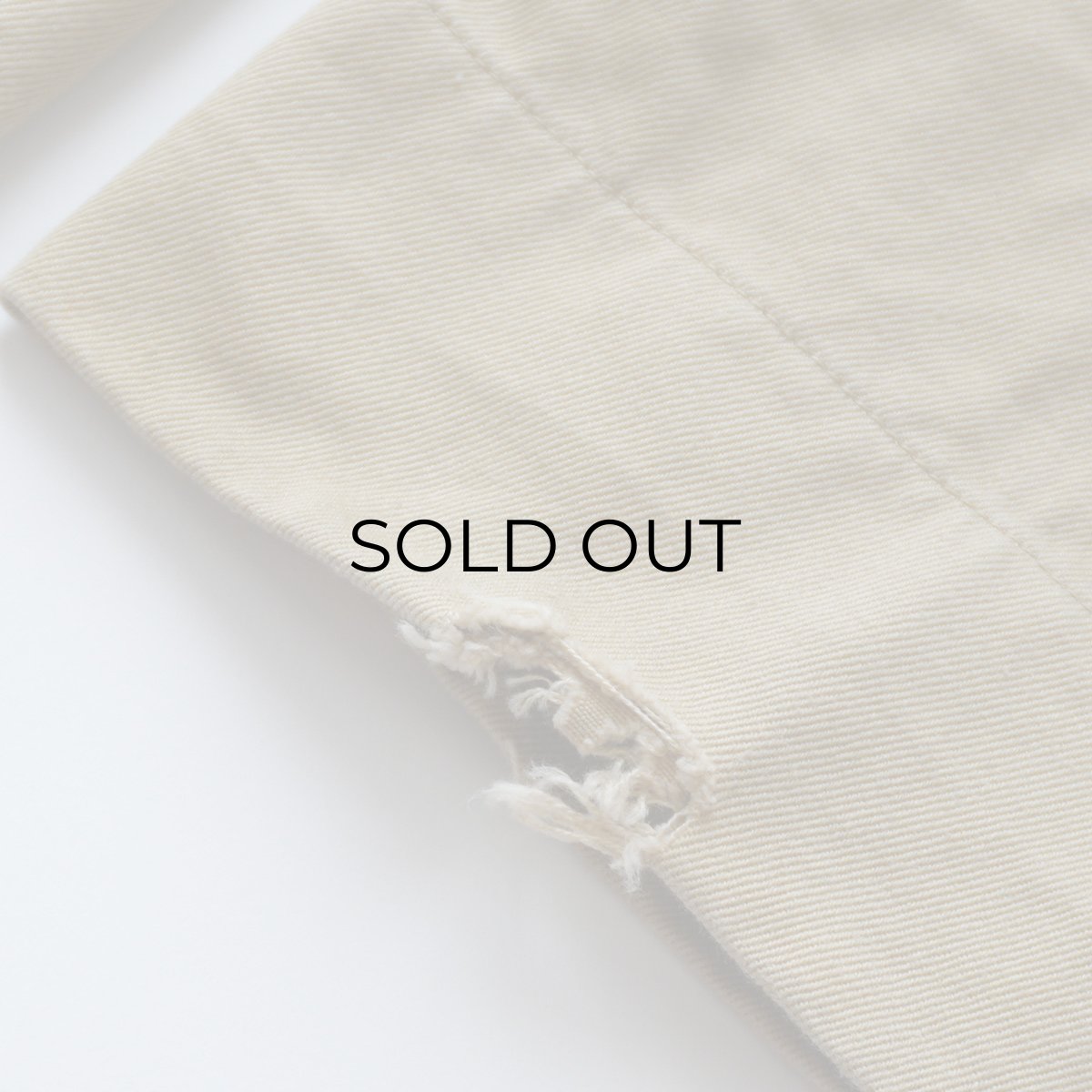 画像10: 60's US MILITARY COTTON TWILL KHAKI TROUSERS【W28 x L26 程度】 (10)