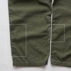 画像14: 60's US ARMY COTTON SATEEN UTILITY BAKER PANTS with PATCH【SIZE W28 x L27 程度】 (14)