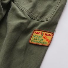 画像9: 60's US ARMY COTTON SATEEN UTILITY BAKER PANTS with PATCH【SIZE W28 x L27 程度】 (9)