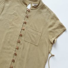 画像8: TRU Supply TENCEL RAYON STAND COLLAR DRESS "MADE IN USA" (8)
