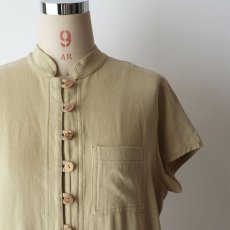 画像4: TRU Supply TENCEL RAYON STAND COLLAR DRESS "MADE IN USA" (4)