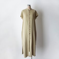 画像1: TRU Supply TENCEL RAYON STAND COLLAR DRESS "MADE IN USA" (1)