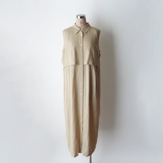 画像1: Maternite WRINKLE RAYON PIN CHECK N/S DRESS (1)