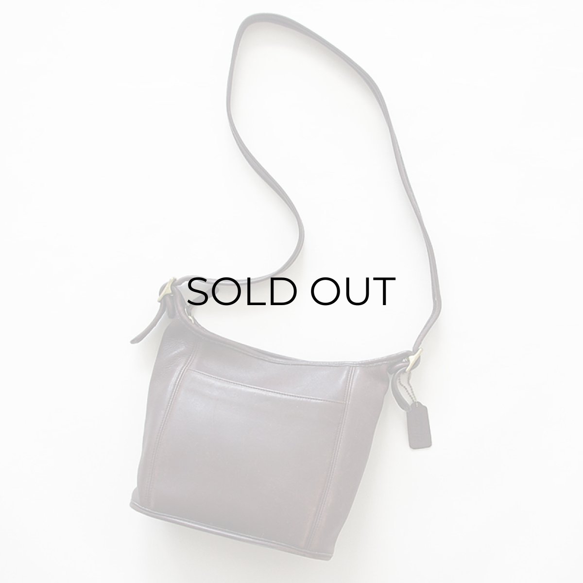 画像2: OLD COACH LEATHER SHOULDER BAG (2)