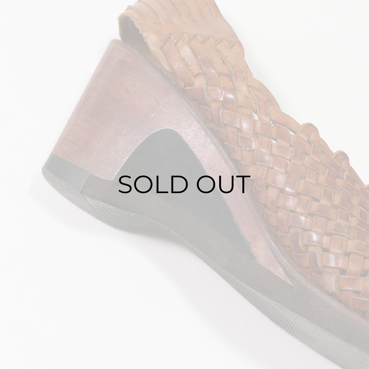 画像8: Connie LEATHER MESH WOOD SOLE SANDAL (8)