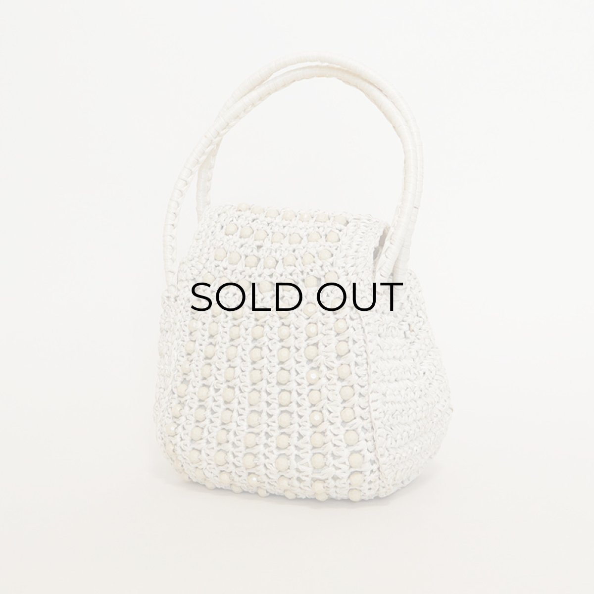 画像3: 60's RAFFIA BEADED MINI BAG "Made in ITALY" (3)